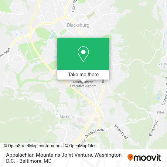 Appalachian Mountains Joint Venture map