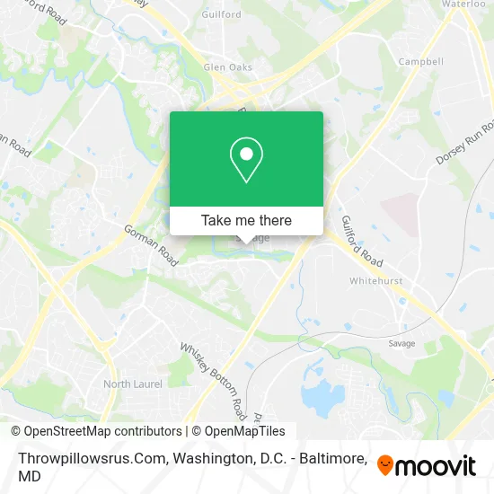 Throwpillowsrus.Com map
