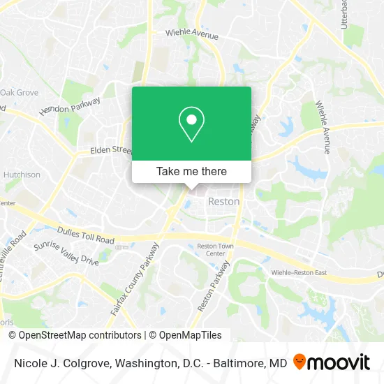 Nicole J. Colgrove map
