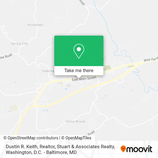 Dustin R. Keith, Realtor, Stuart & Associates Realty map