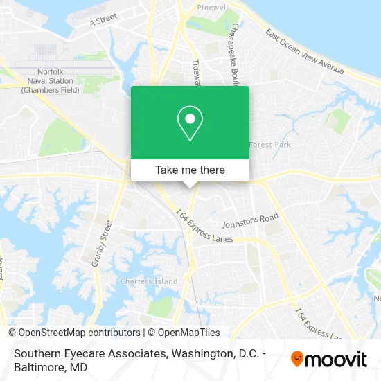 Southern Eyecare Associates map