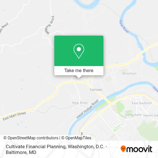 Cultivate Financial Planning map