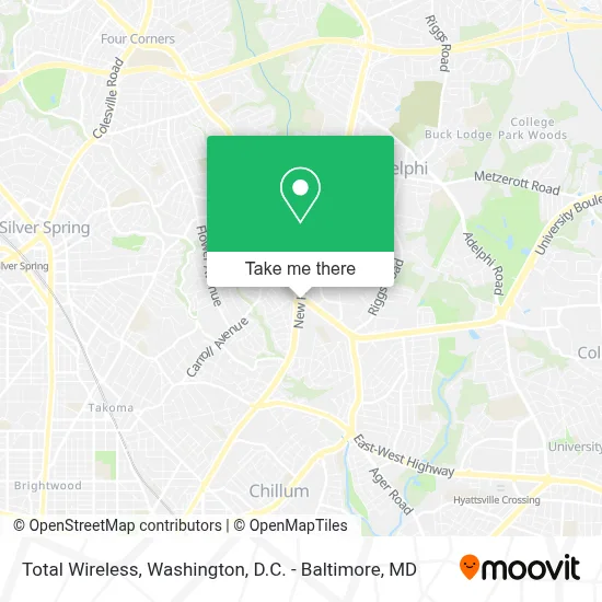 Total Wireless map