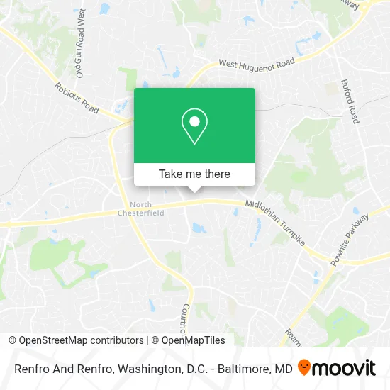 Renfro And Renfro map