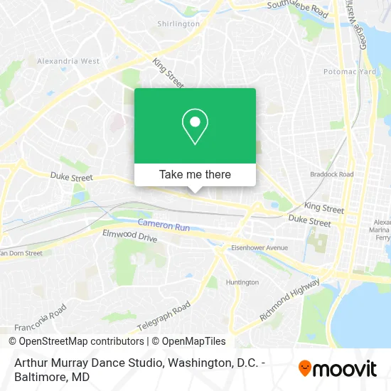 Arthur Murray Dance Studio map