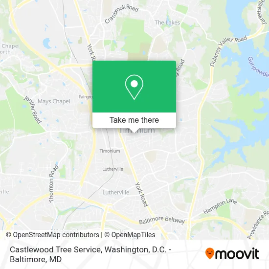 Castlewood Tree Service map