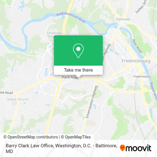 Barry Clark Law Office map
