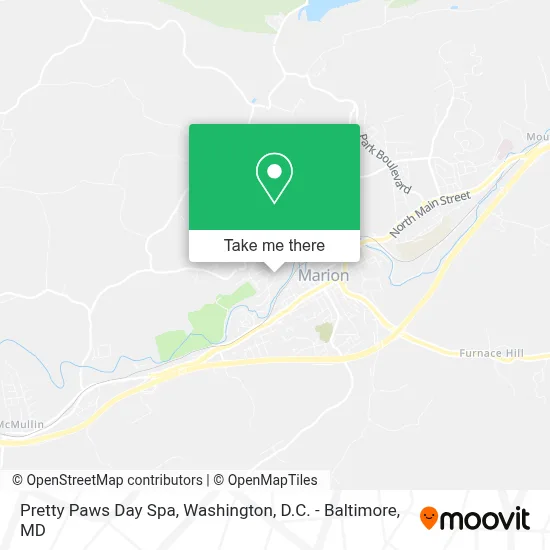 Pretty Paws Day Spa map