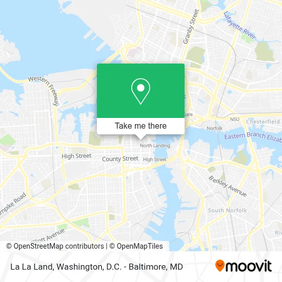 La La Land map