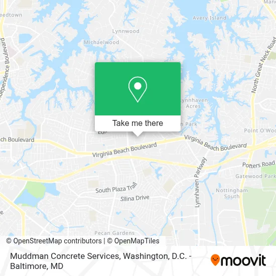 Muddman Concrete Services map
