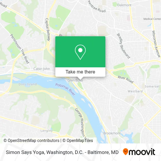 Simon Says Yoga map