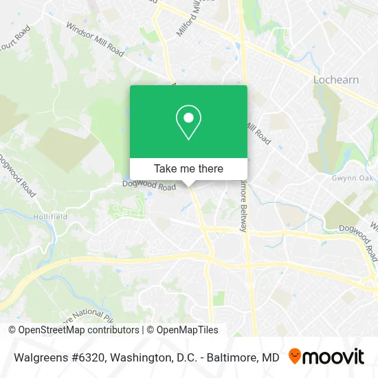 Walgreens #6320 map