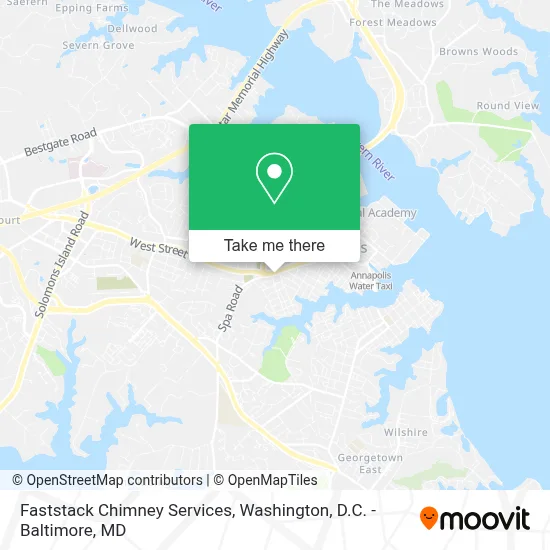Faststack Chimney Services map
