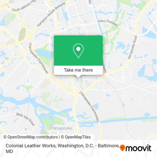 Colonial Leather Works map