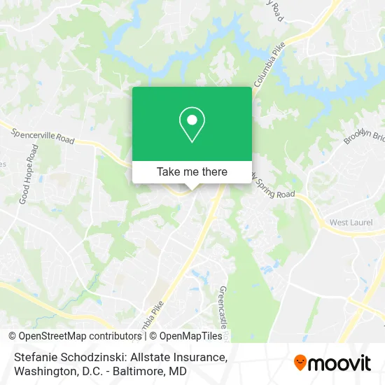 Stefanie Schodzinski: Allstate Insurance map