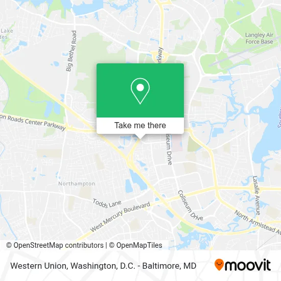 Western Union map