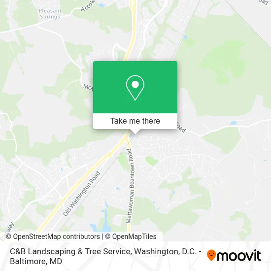 C&B Landscaping & Tree Service map