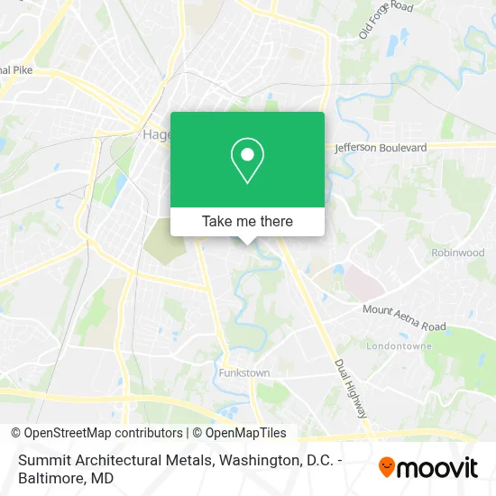 Summit Architectural Metals map