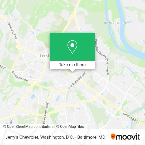 Jerry's Chevrolet map