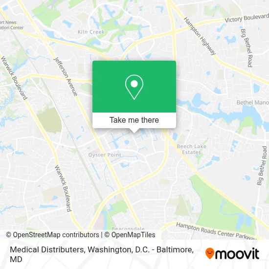 Medical Distributers map
