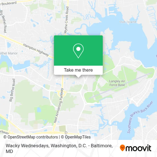 Wacky Wednesdays map