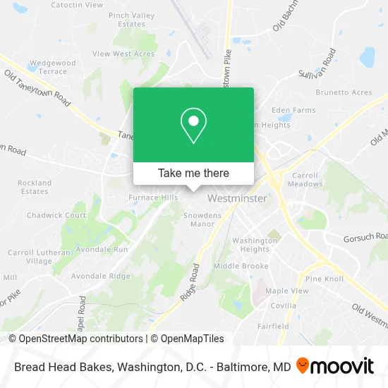 Bread Head Bakes map