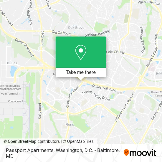 Passport Apartments map