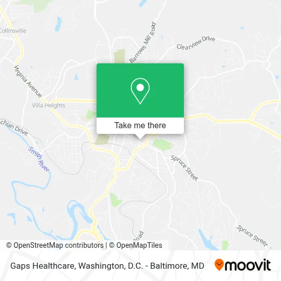Gaps Healthcare map