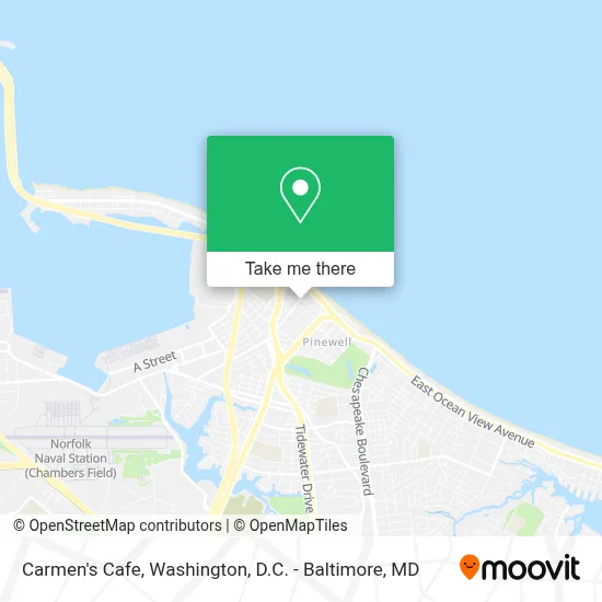 Carmen's Cafe map