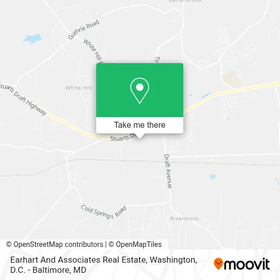 Earhart And Associates Real Estate map