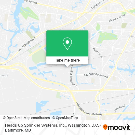 Heads Up Sprinkler Systems, Inc. map
