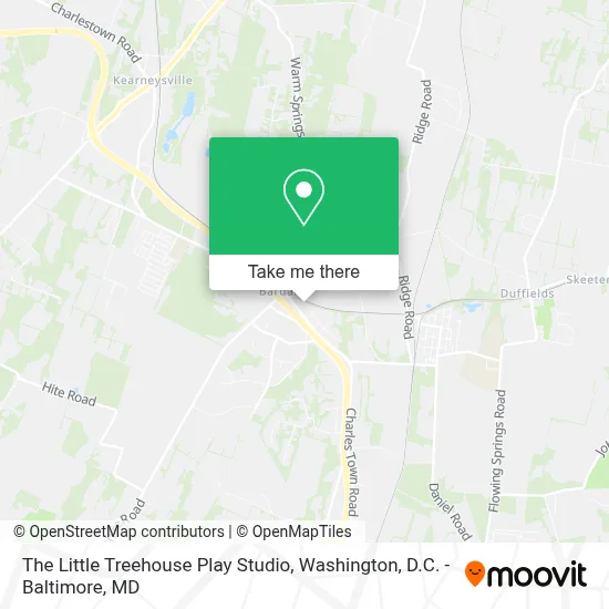 The Little Treehouse Play Studio map