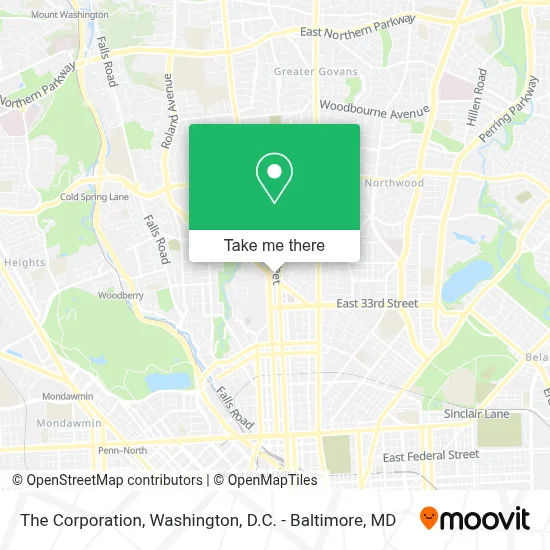 The Corporation map
