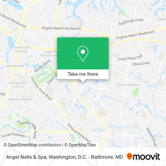 Angel Nails & Spa map