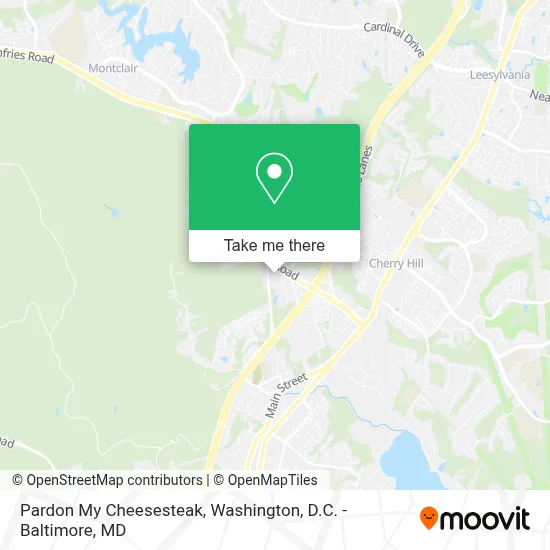 Pardon My Cheesesteak map