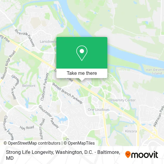 Strong Life Longevity map