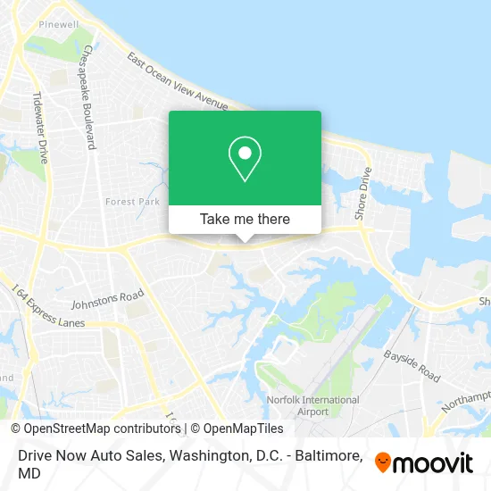 Drive Now Auto Sales map