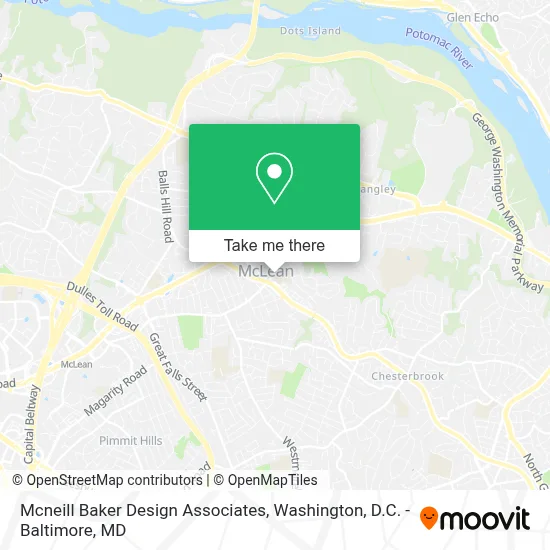 Mcneill Baker Design Associates map