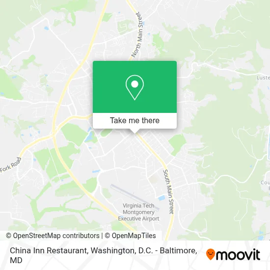 China Inn Restaurant map