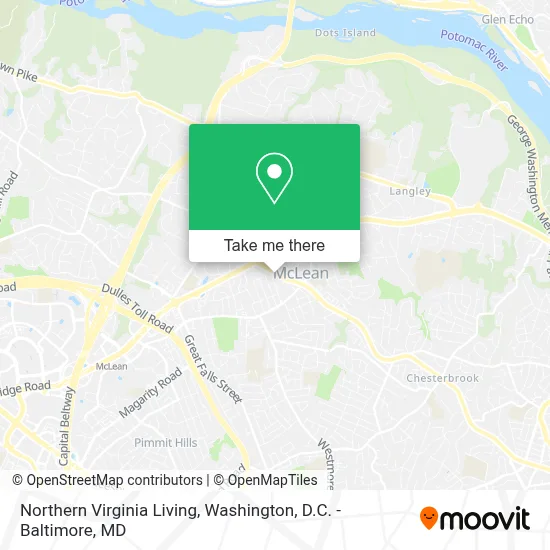 Northern Virginia Living map