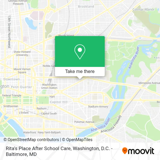 Rita's Place After School Care map