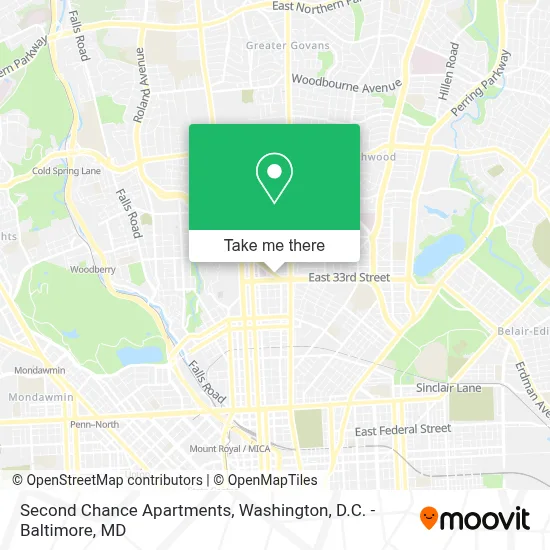 Second Chance Apartments map