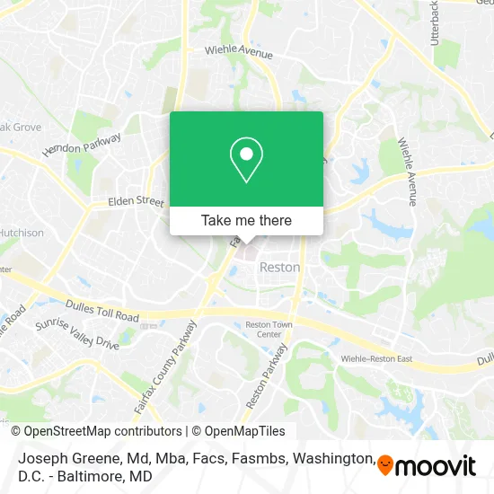 Joseph Greene, Md, Mba, Facs, Fasmbs map