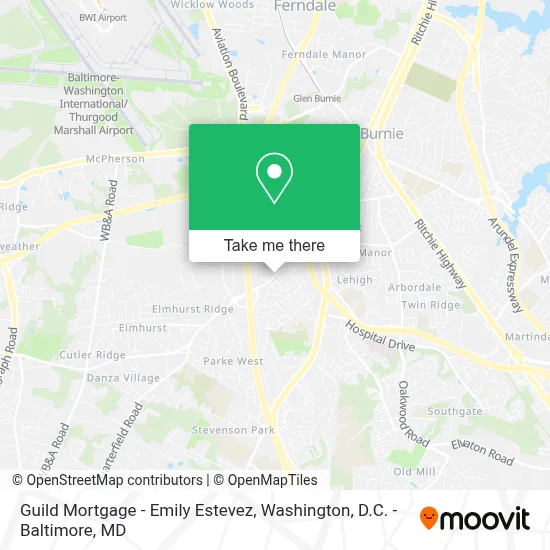 Guild Mortgage - Emily Estevez map