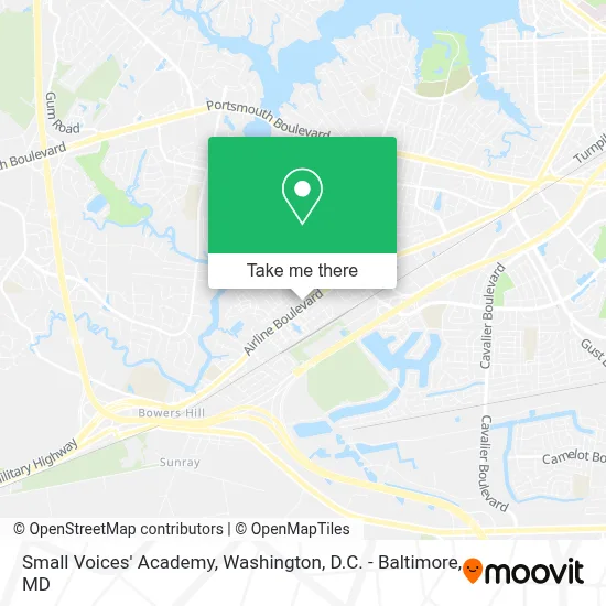 Small Voices' Academy map