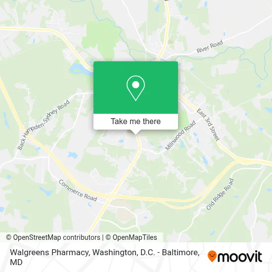 Walgreens Pharmacy map