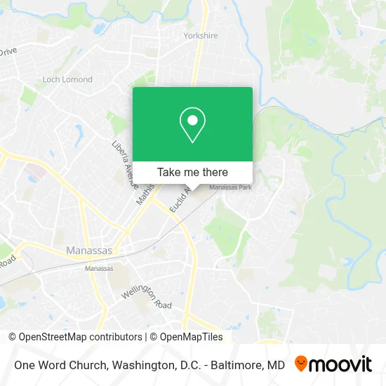 One Word Church map