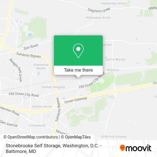 Stonebrooke Self Storage map