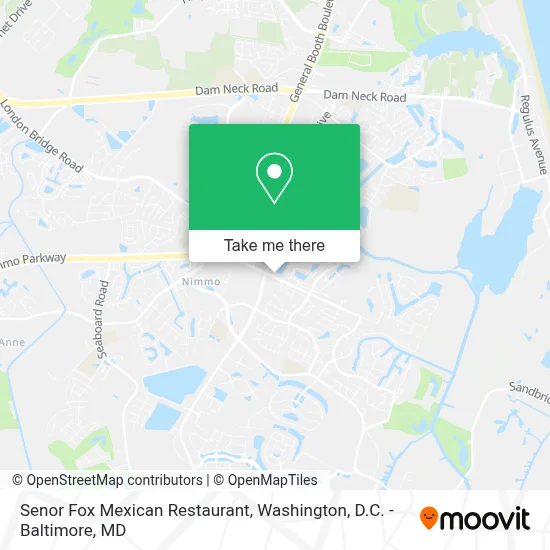 Senor Fox Mexican Restaurant map