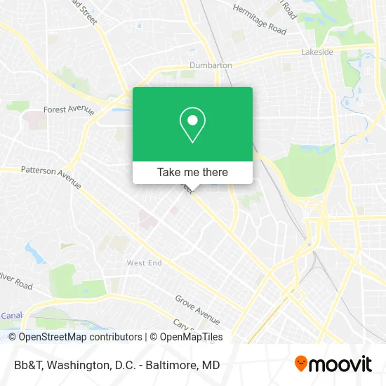 Bb&T map